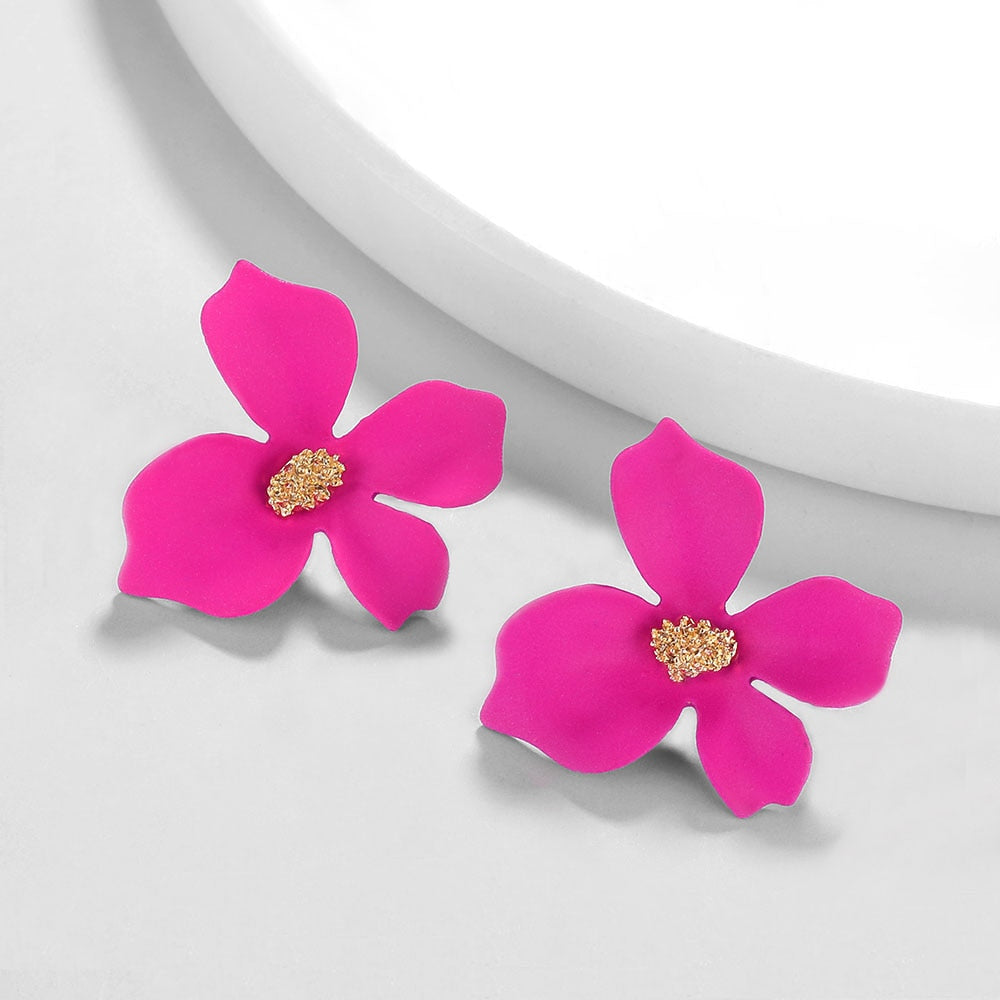 Boucles d'oreilles - fleurs