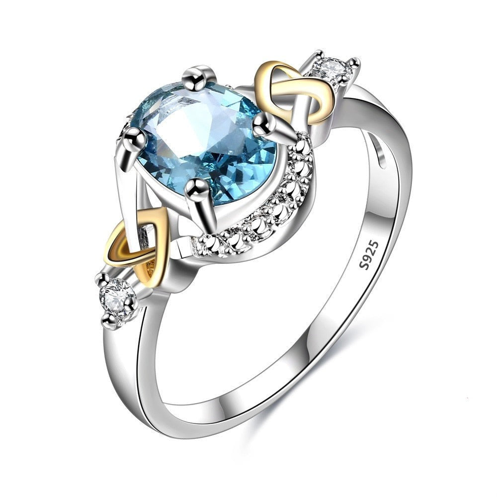 Bague en zircon cubique