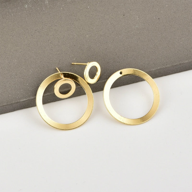 Boucles d'oreilles en cercle