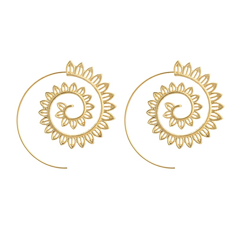 Boucles d'oreilles - spirales