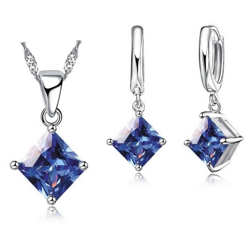Ensemble de bijoux avec zirconia