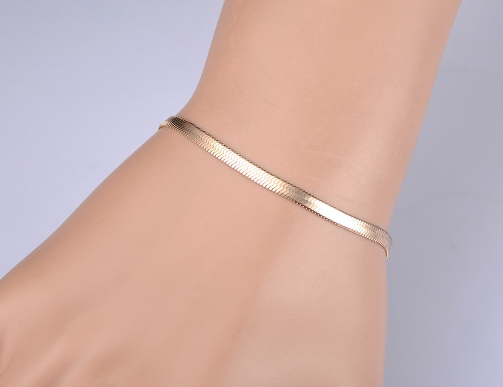 Bracelet chaîne serpent