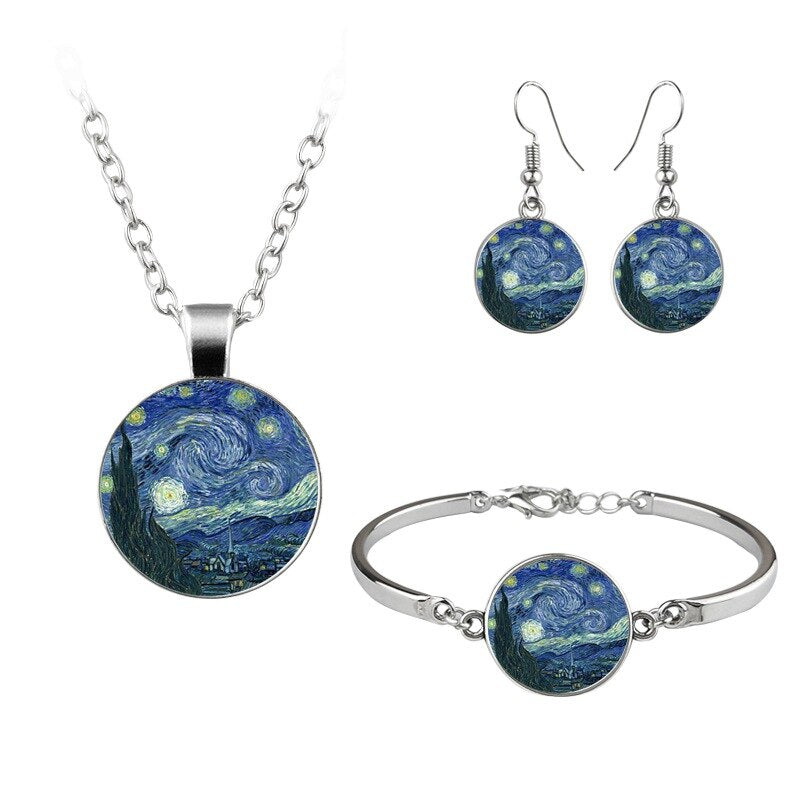 Ensemble de bijoux de style vintage