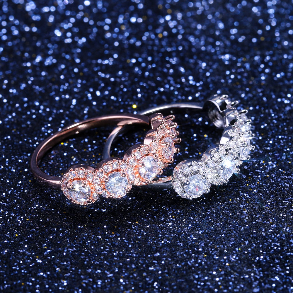 Bague en zircon cubique