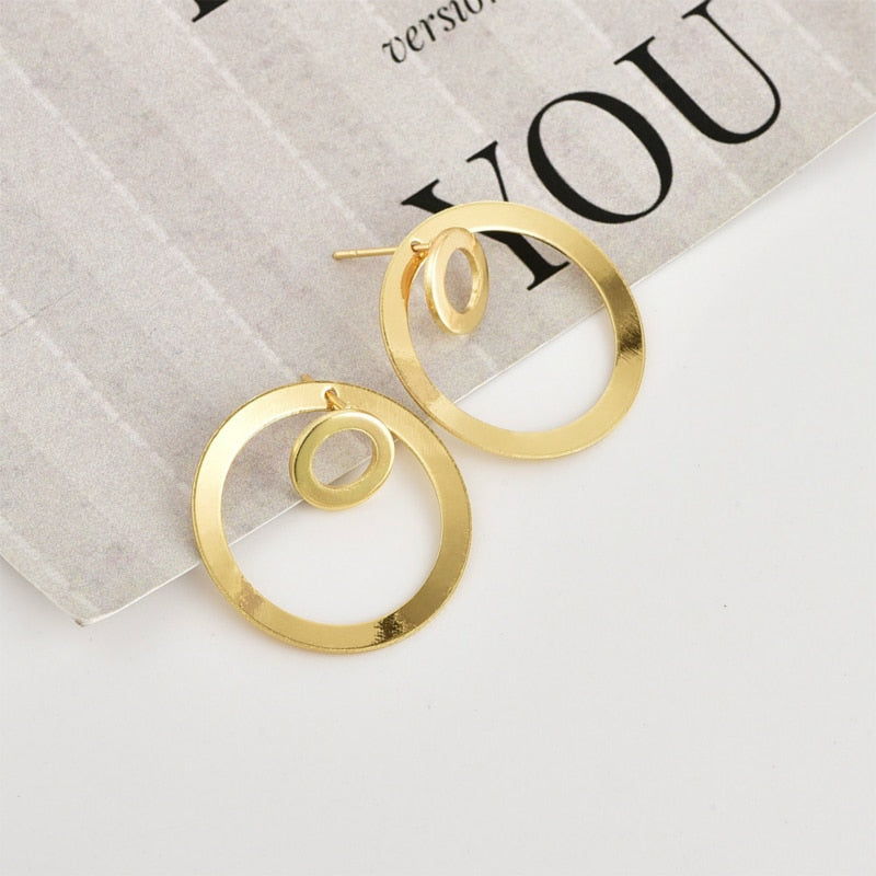 Boucles d'oreilles en cercle
