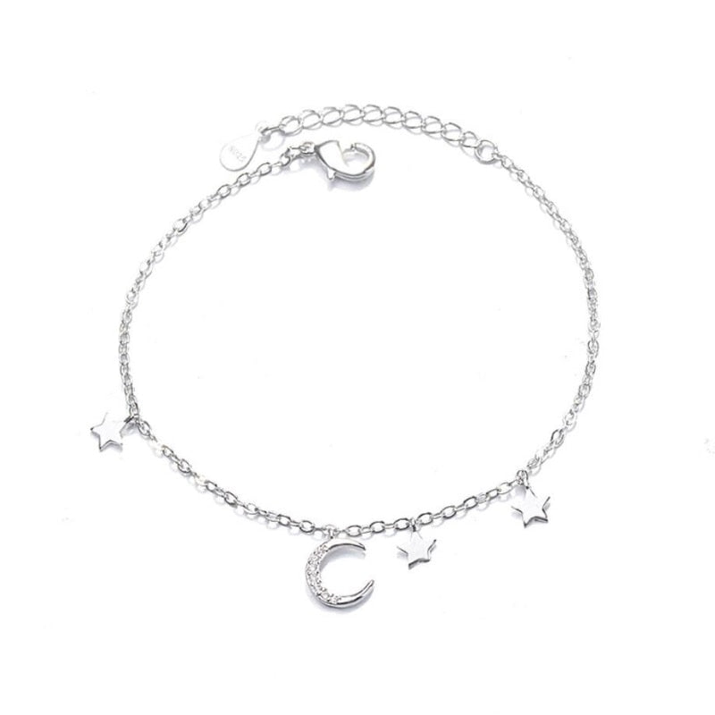Bracelet - lune et étoile