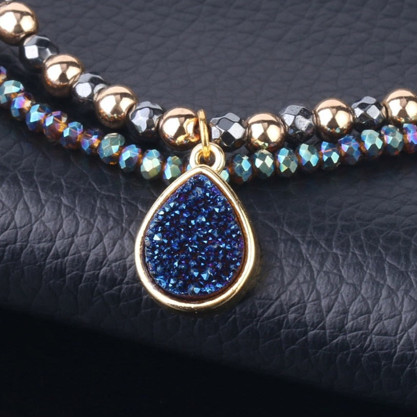Bracelet double hématite