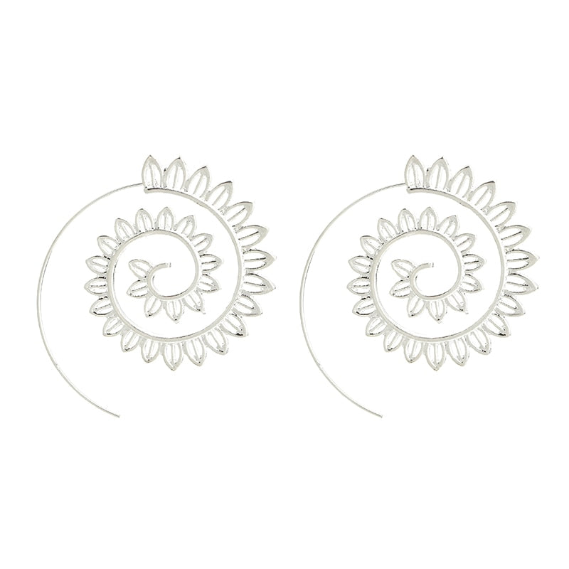 Boucles d'oreilles - spirales
