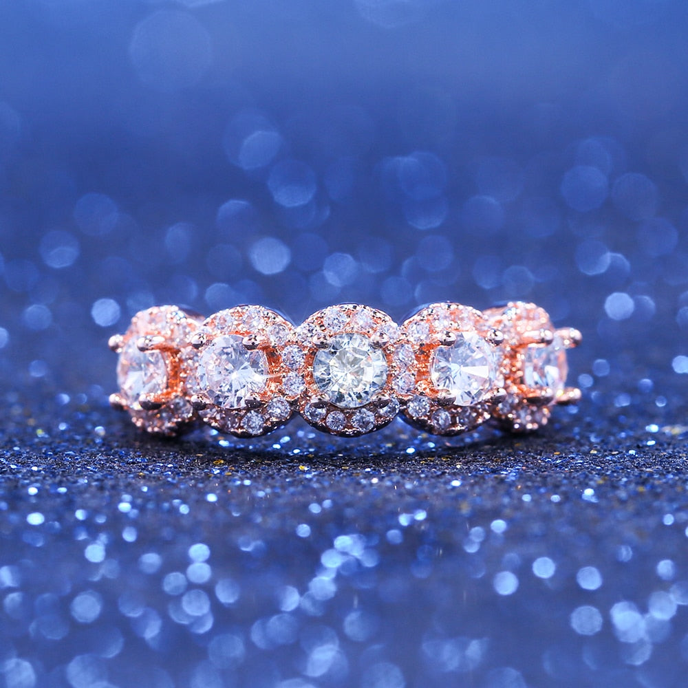 Bague en zircon cubique