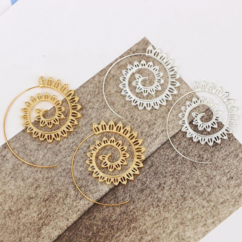 Boucles d'oreilles - spirales