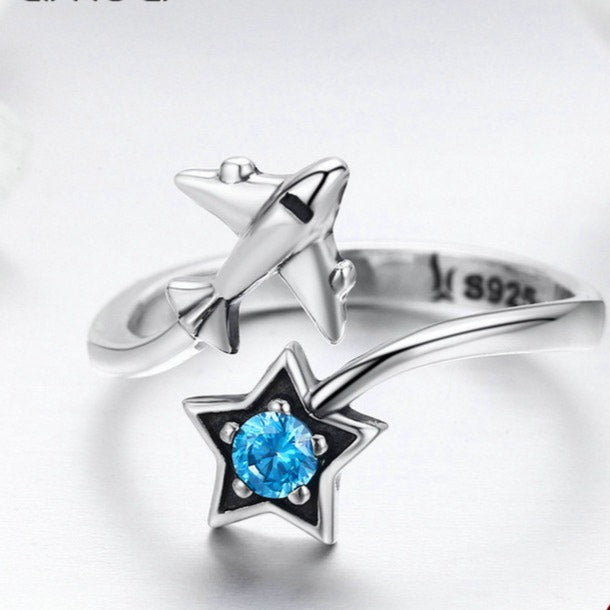 Bague ouverte - avion
