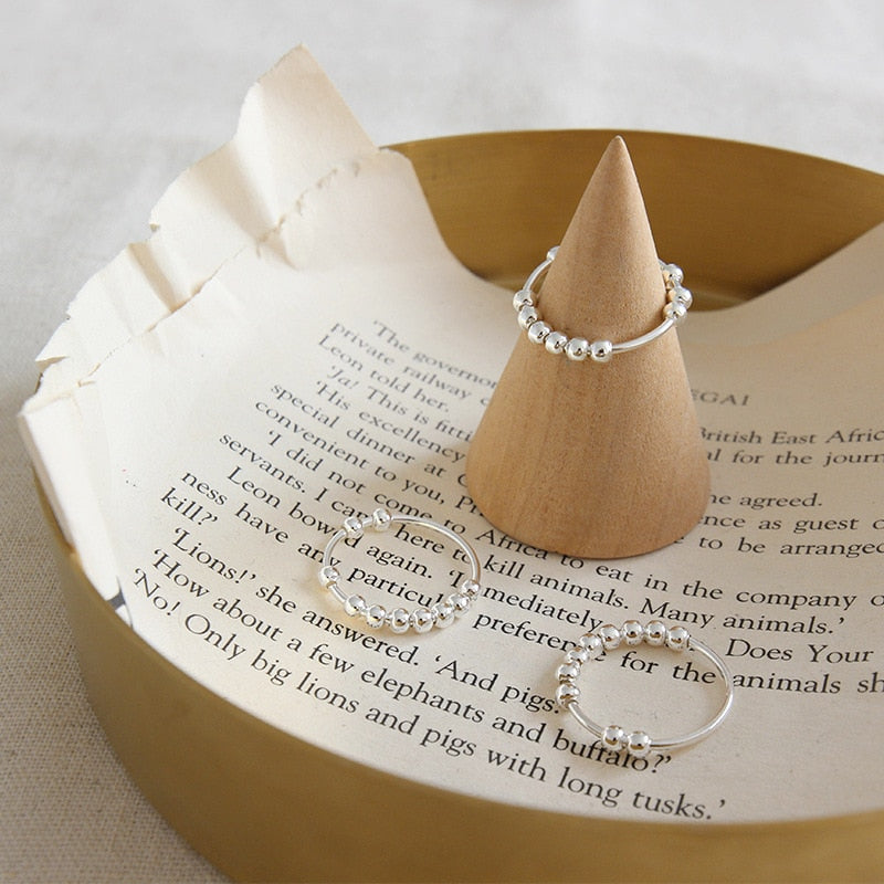 Bague avec des perles