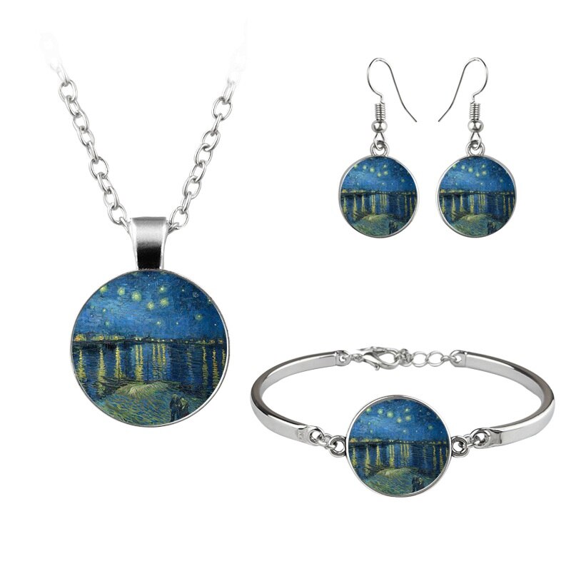 Ensemble de bijoux de style vintage
