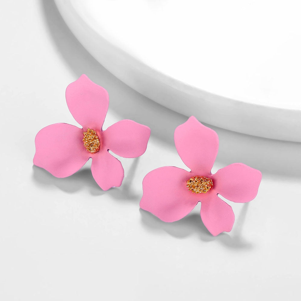 Boucles d'oreilles - fleurs