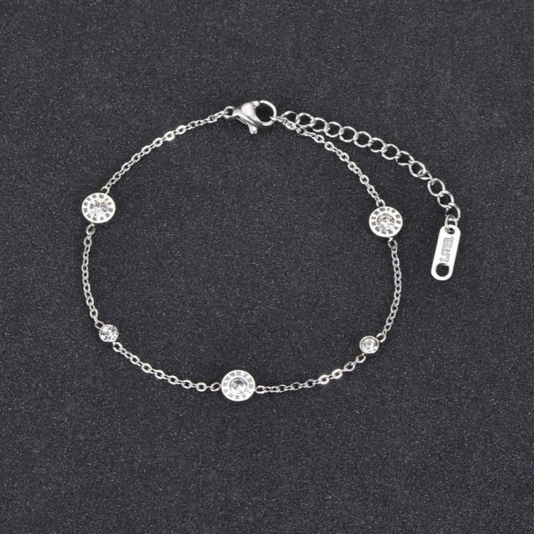 Bracelet avec zircons