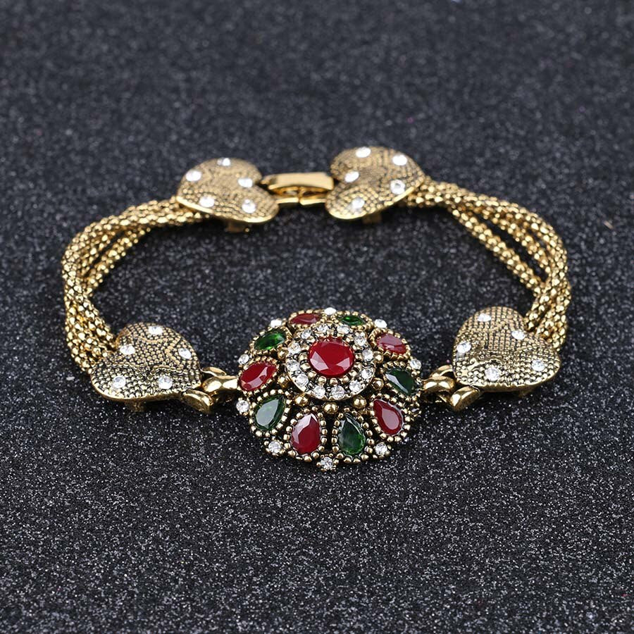 Bracelet avec un motif floral