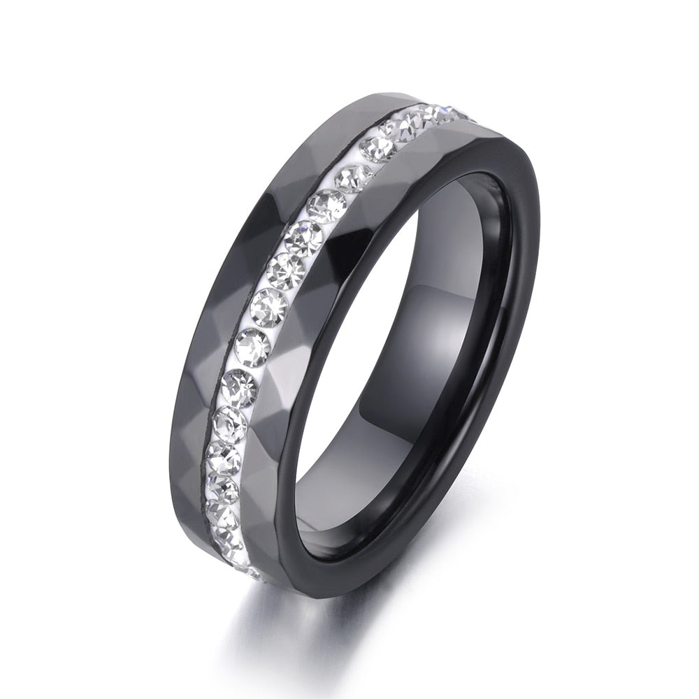 Bague avec zircons