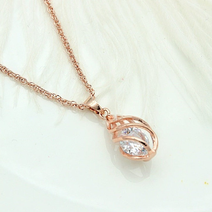 Ensemble de bijoux avec motif en spirale