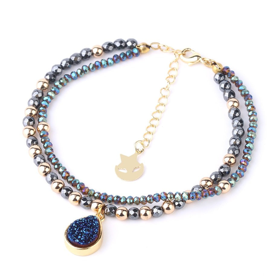 Bracelet double hématite