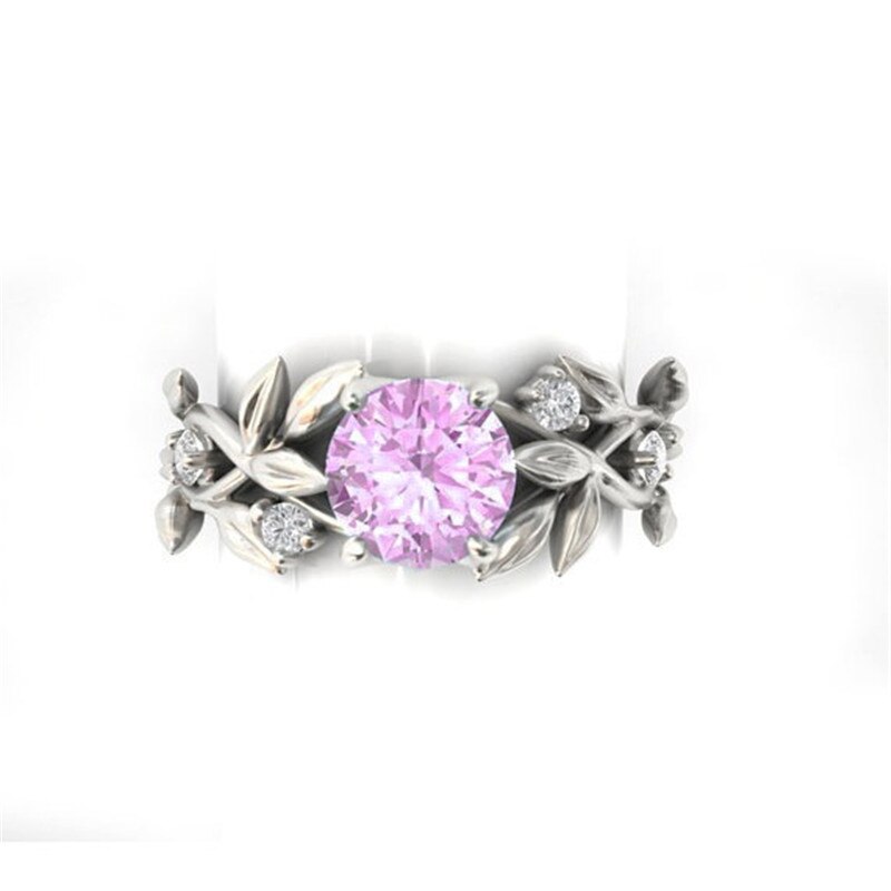 Bague motif feuille