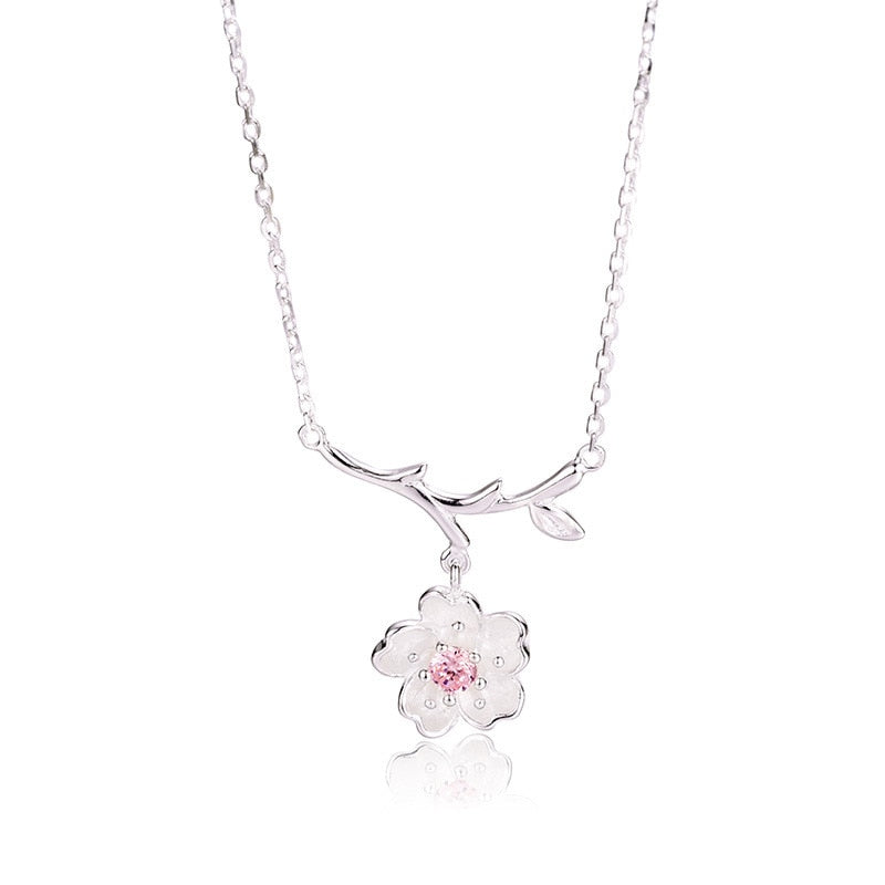 Ensemble de bijoux avec motif de fleur