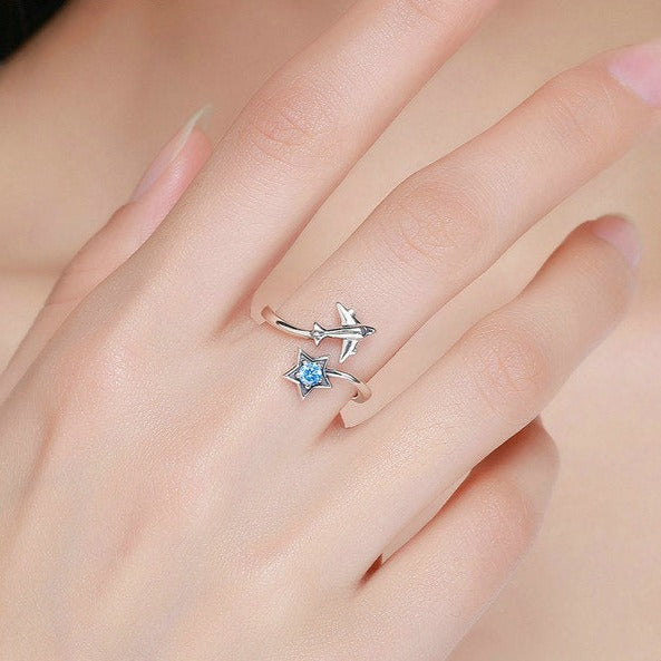 Bague ouverte - avion