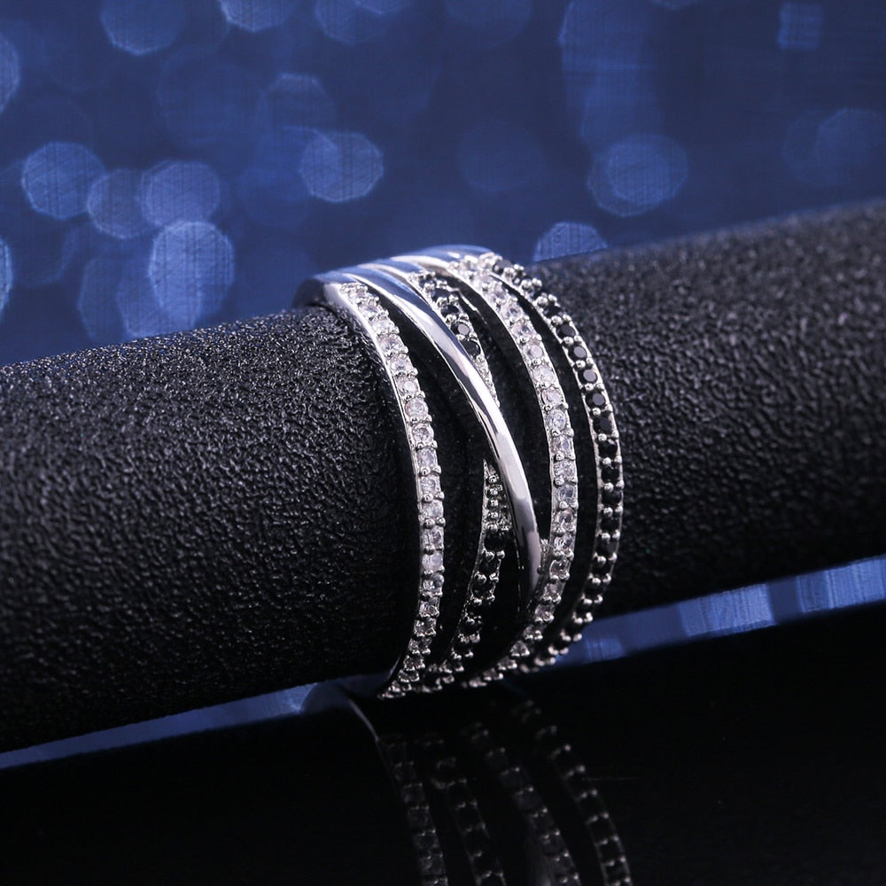 Bague en zircon cubique