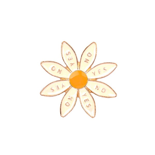 Broche à thème floral