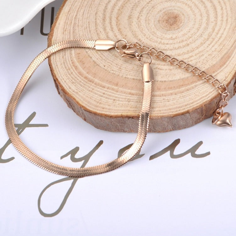 Bracelet chaîne serpent
