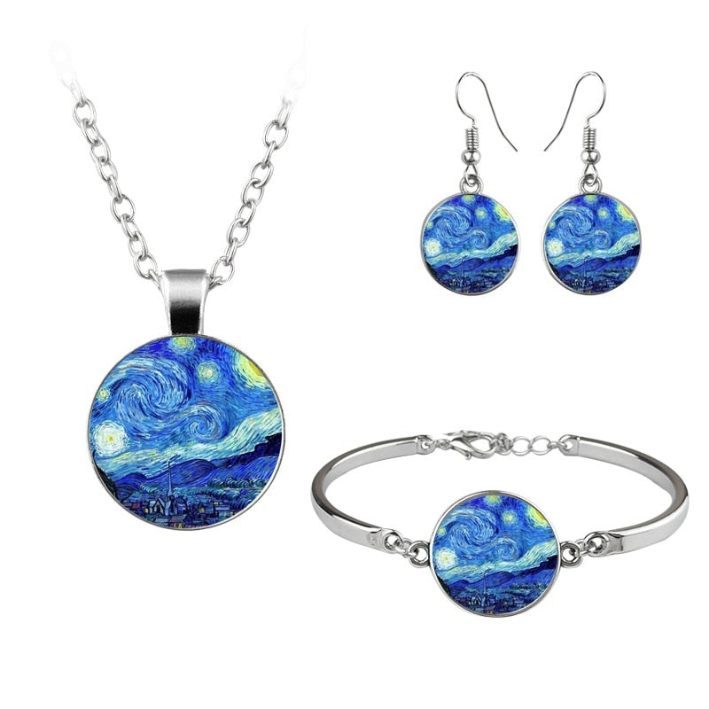 Ensemble de bijoux de style vintage