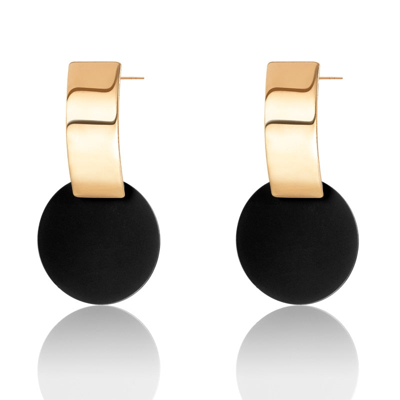 Boucles d'oreilles géométriques