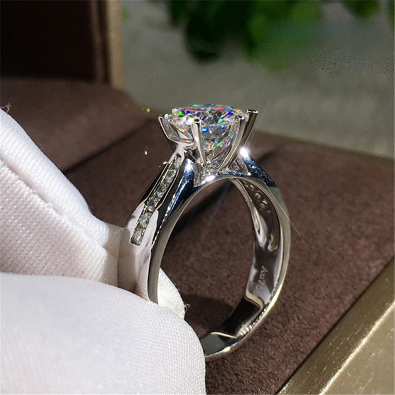 Bague en zircon cubique