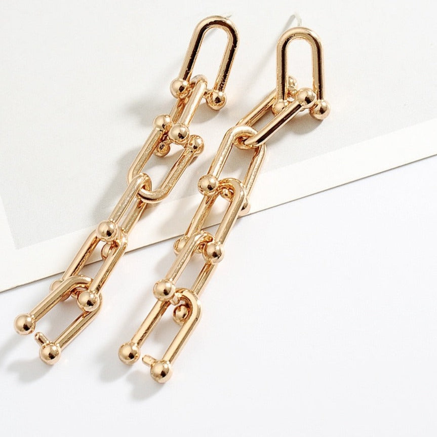 Ensemble de bijoux à motif de chaîne