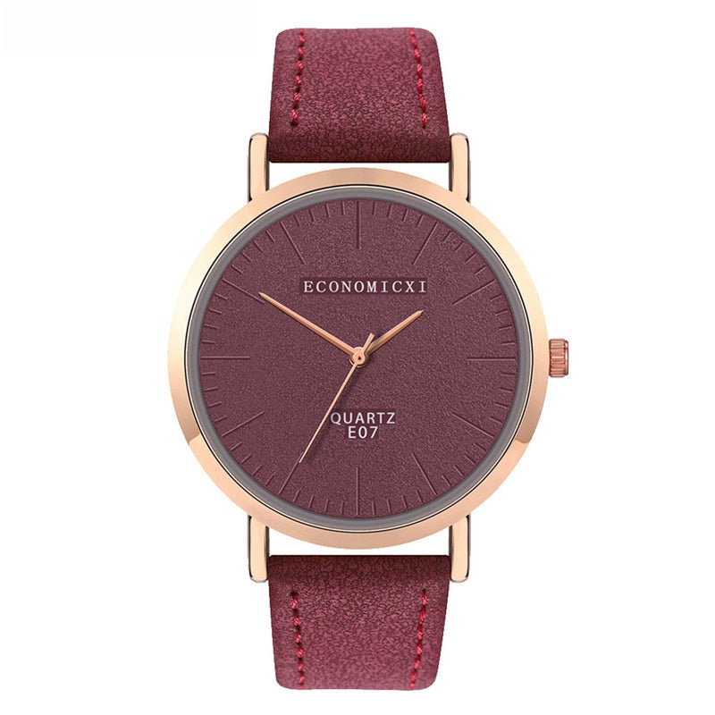 Montre pour dames avec cadran mat