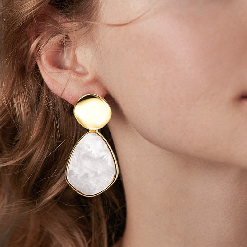 Boucles d'oreilles géométriques