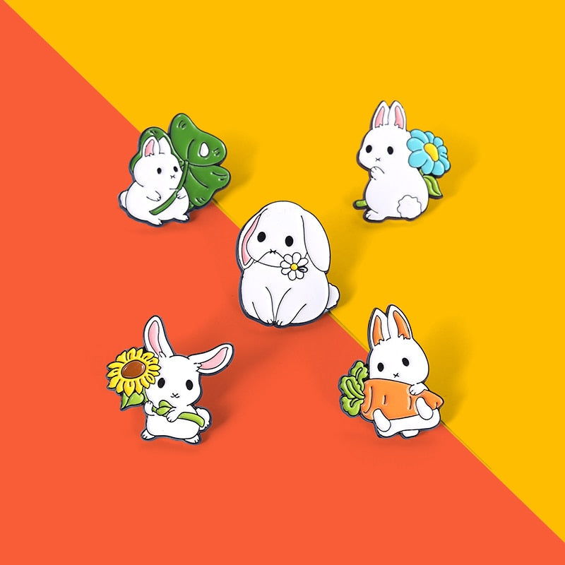 Broches de lapin