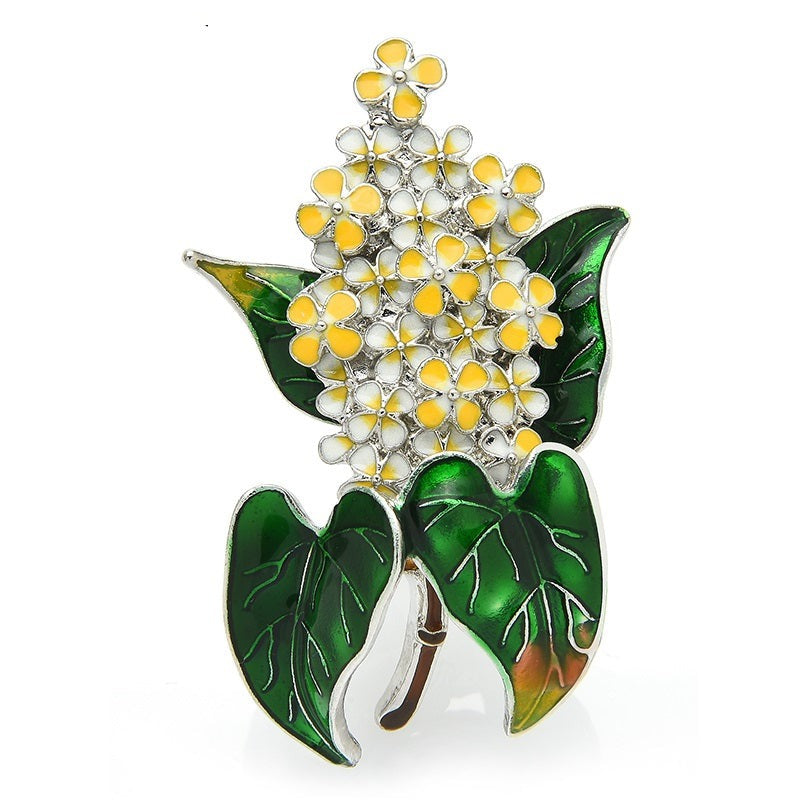 Broche de fleur de sureau