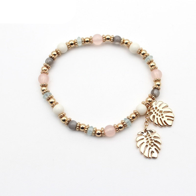 Bracelet perlé avec un pendentif
