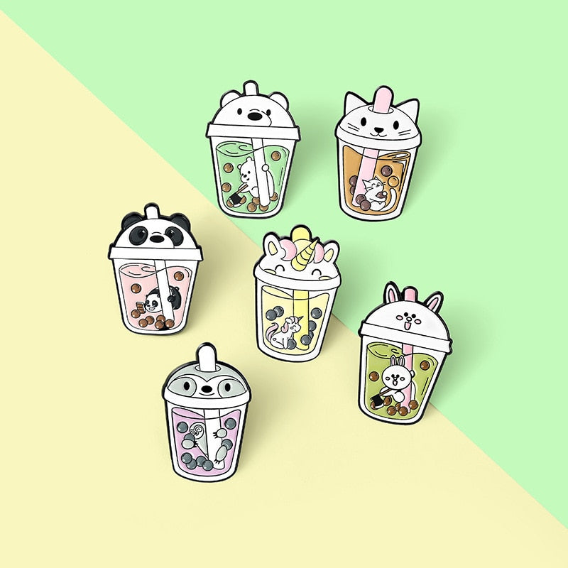 Épingles à Bubble Tea