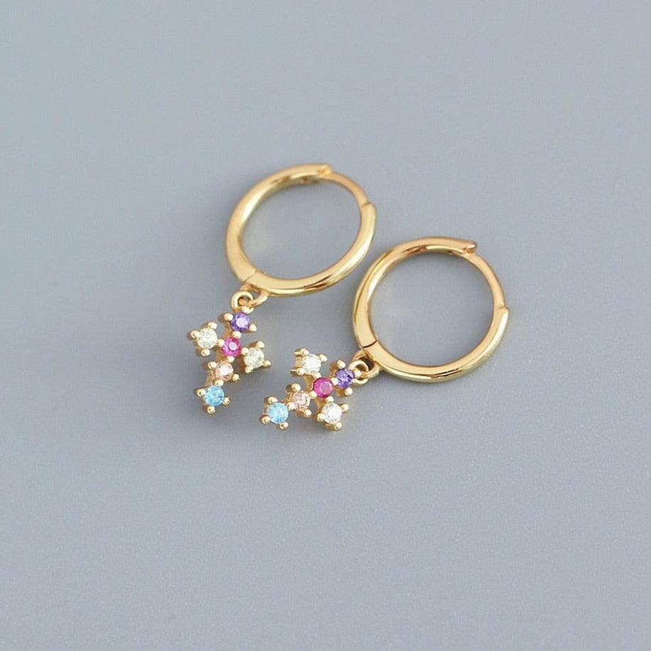 Boucles d'oreilles croix