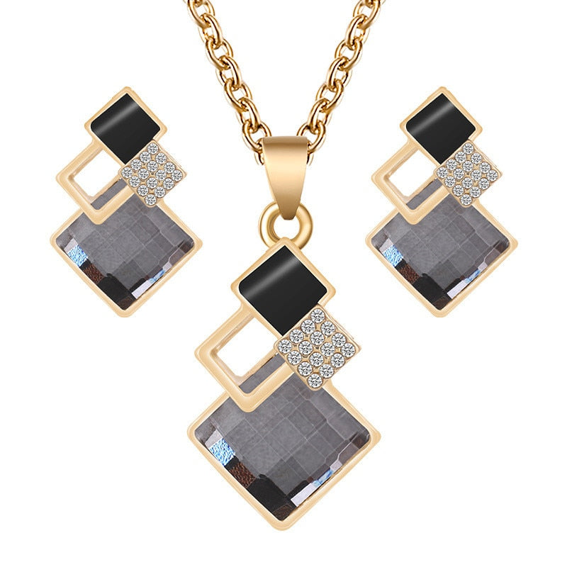 Ensemble de bijoux géométriques