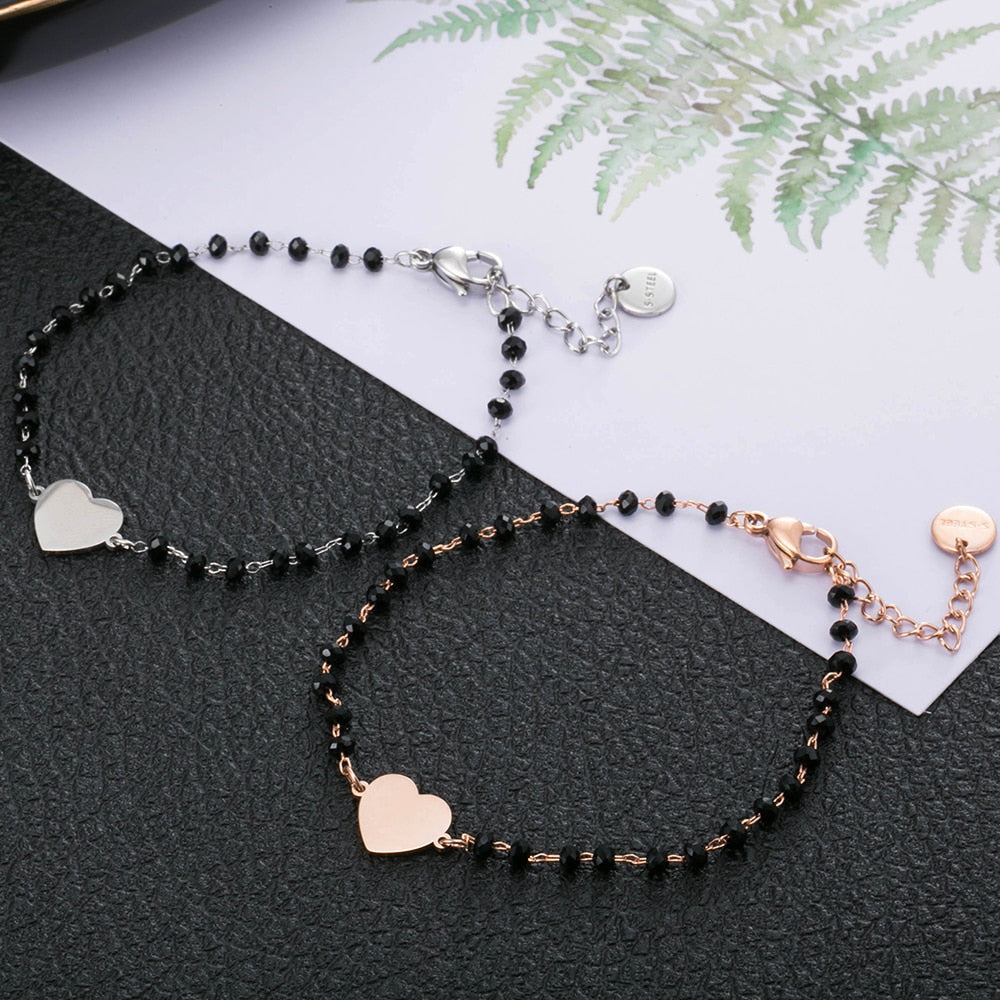 Bracelet simple avec un cœur