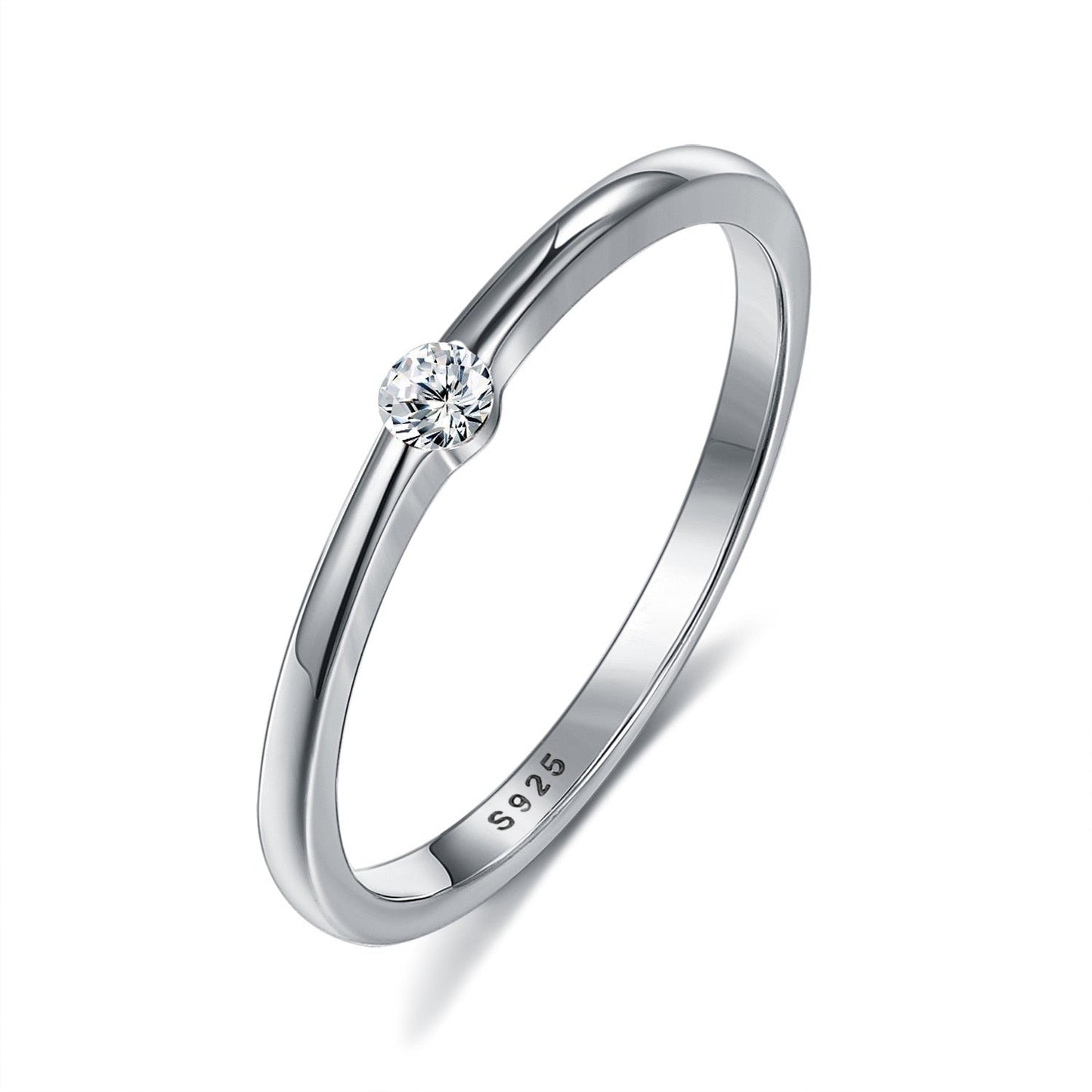 Bague avec zircon