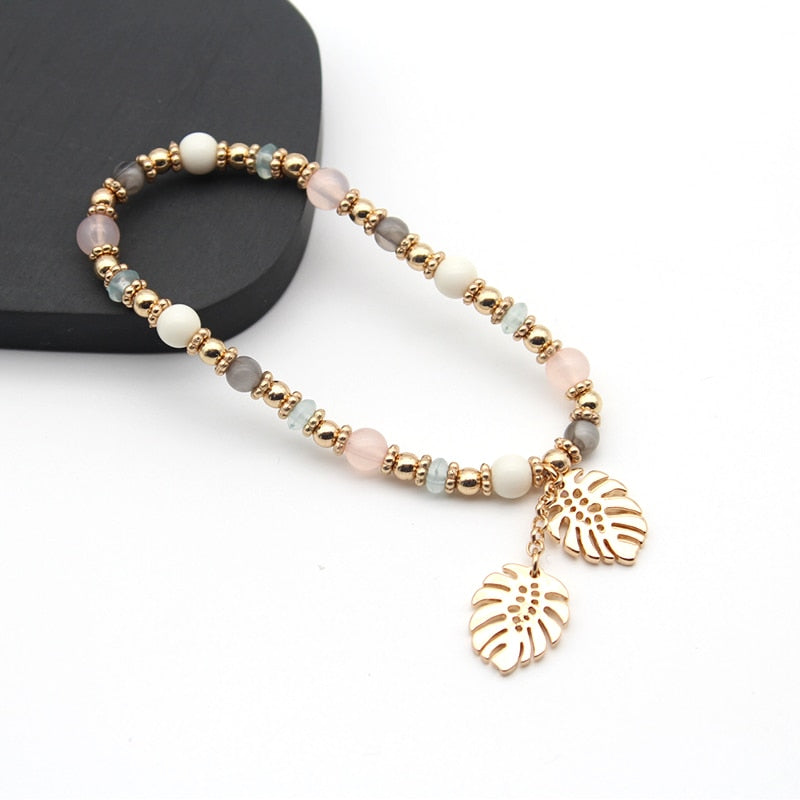 Bracelet perlé avec un pendentif
