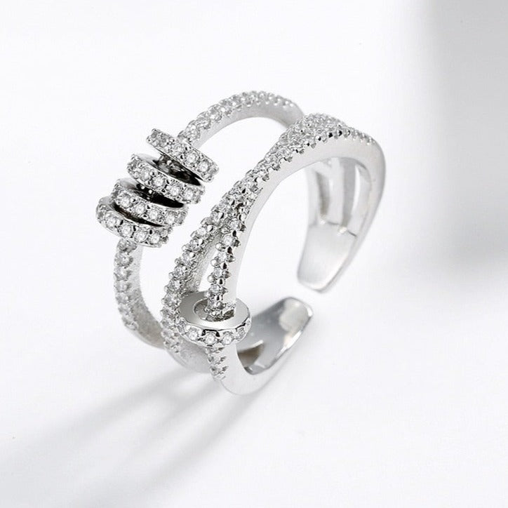 Bague en zircon cubique