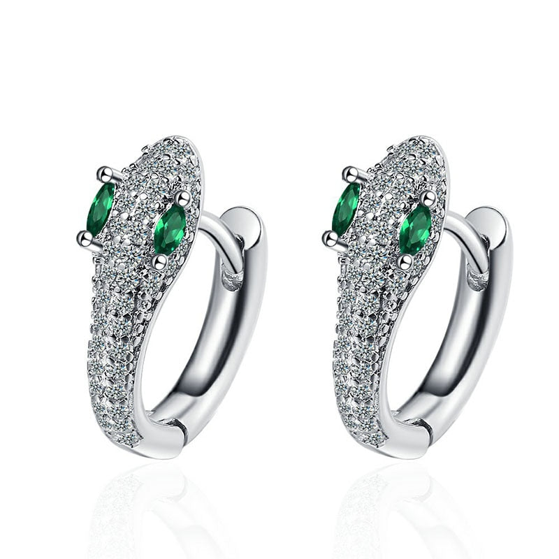 Boucles d'oreilles en argent - serpents