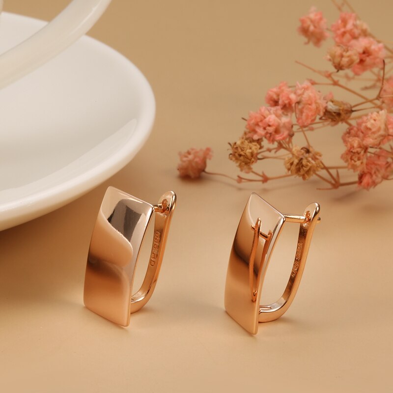 Boucles d'oreilles de forme géométrique