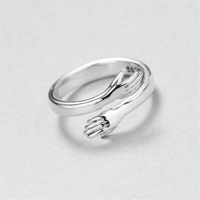 Bague motif main