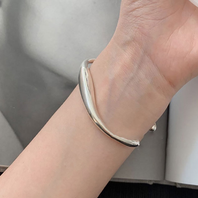 Bracelet classique plaqué argent