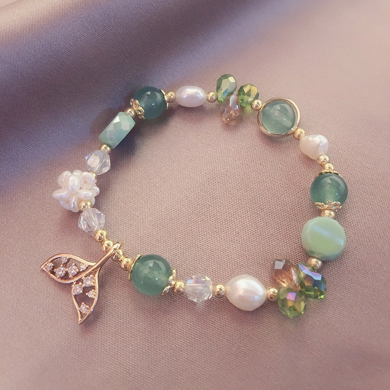 Bracelet sur un élastique